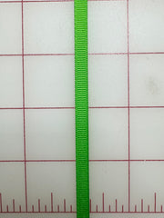 Grosgrain Ribbon - 1/4-inch Spring Green