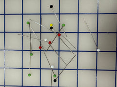 Pins - Glass Head Per Box