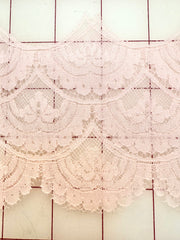Trim - Scalloped Lace 4-inch Pale Pink Close-Out