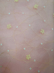 Fancy Lace - 60-inches Wide Beige Flower Design Close-Out
