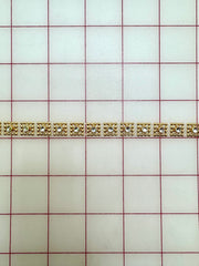 Trim Grab Bag - Crystal Rhinestoned Gold Trim 33-Inch and 1YD Packs