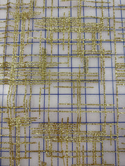 Fancy Tulle - Pale Golden Tulle with Glitter Sparkle