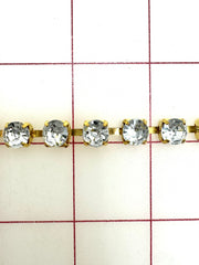 Decorative Gems - Beautiful Crystal Sew-On Czech Rhinestone Chain Only One Yard Left!
