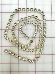 Decorative Gems - Beautiful Crystal Sew-On Czech Rhinestone Chain Only One Yard Left!