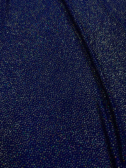 Misc Stretch - 60-inches Wide Poly-Spandex Iridescent Glittered Navy Blue