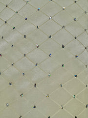 Tutu Net - 60-inches Wide White with Diamond Shapes and Sparkle