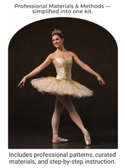 Tutu & Bodice Kit: Adult Classical Russian-Style Hooped Tutu & 8 Piece Bodice