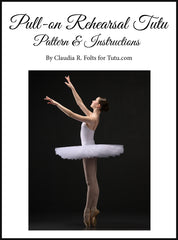 Download - Rehearsal Tutu with Lycra Basque Includes Panty and Basque Patterns + Instructions