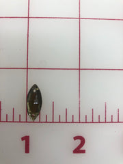 Rhinestones - 18x9mm Czech Black Diamond Navette Sew-On 12-Pack