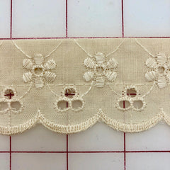 Eyelet Trim - Two Assorted Pieces 5.25 Yards Only $2.00! Close-Out