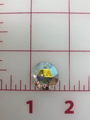 Rhinestones - 18mm Czech AB Crystal Round Sew-On 3-Pack