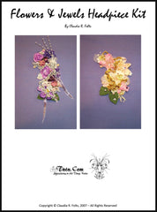 Tiara and Headpieces Level 1 Course: Flowers & Jewels Side-of-Bun Headpiece