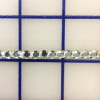 Rhinestone Trim - 1-Row Flatback 20ss Banding Crystal