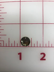 Rhinestones - 11mm Czech Black Diamond Round Sew-On 12-Pack