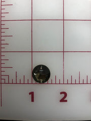 Rhinestones - 15mm Czech Black Diamond Round Sew-On 6-Pack