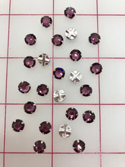 Rhinestones - 30SS Swarovski Rose Montees Amethyst