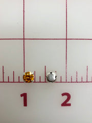 Rhinestones - 29SS Swarovski Topaz Chaton Montees 24-PK