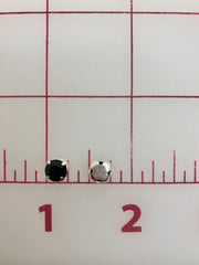 Rhinestones - 29SS Swarovski Jet Chaton Montees 24-PK