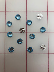 Rhinestones - 30SS Swarovski Rose Montees Aquamarine NEW!!