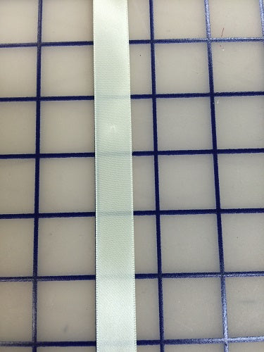 Single Face Satin Ribbon - 5/8-inch Candlelight