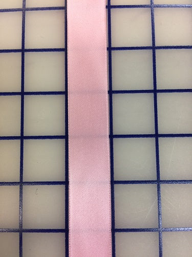 Single Face Satin Ribbon - 7/8-inch Pink