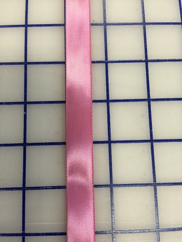 Single Face Satin Ribbon - 5/8-inch Antique Rose