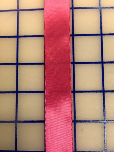 Single Face Satin Ribbon - 7/8-inch Summer Rose
