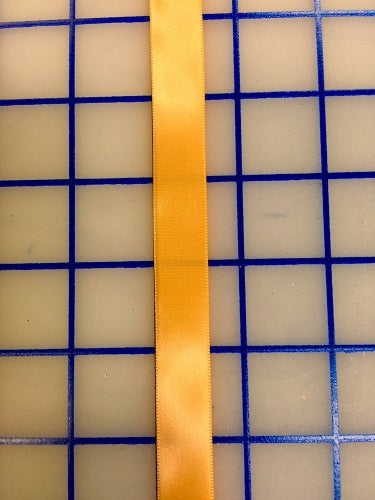 Single Face Satin Ribbon - 5/8-inch Tangerine