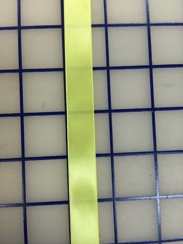Single Face Satin Ribbon - 5/8-inch Maize