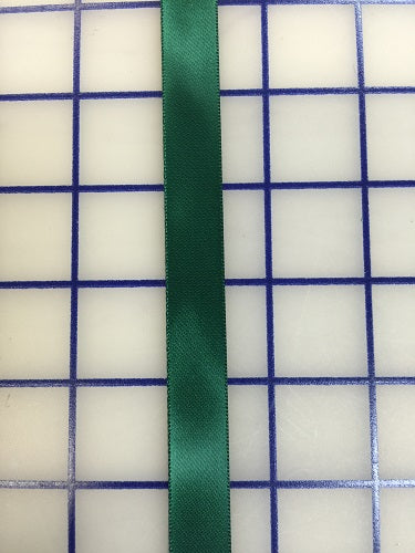 Single Face Satin Ribbon - 5/8-inch Forest