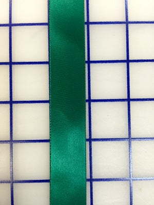 Single Face Satin Ribbon - 7/8-inch Forest