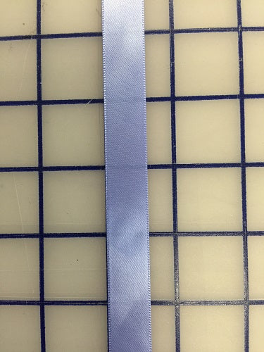 Single Face Satin Ribbon - 5/8-inch Blue Iris