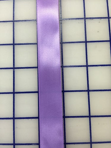 Single Face Satin Ribbon - 7/8-inch Grapewine