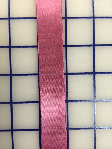 Single Face Satin Ribbon - 7/8-inch Colonial Rose