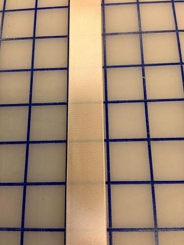 Single Face Satin Ribbon - 7/8-inch Pastel Peach