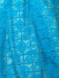 Stretch Lace - 72-inches Wide Turquoise