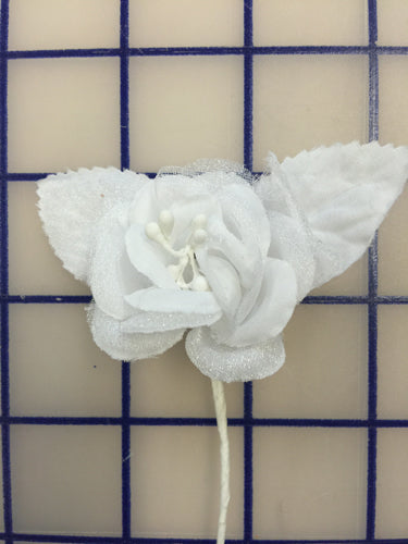 Flowers - Small Rose White