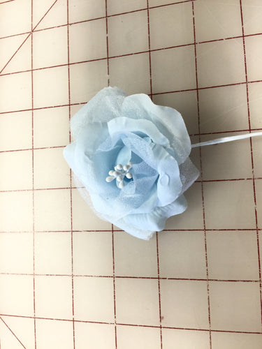Flowers - Medium Rose Light Blue