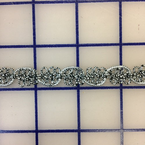 Metallic Trim - 1/2-inch Antique Silver