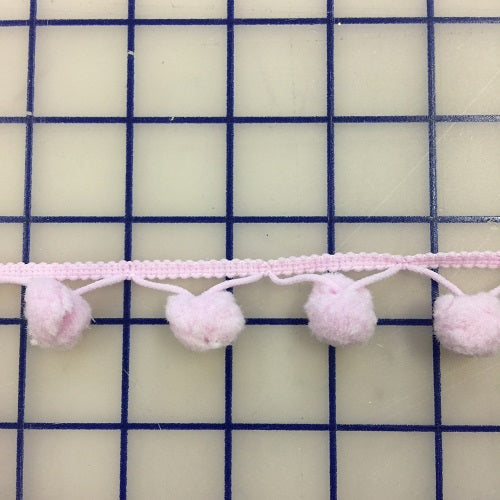 Non-Metallic Trim - 1/2-inch Ball Trim Light Pink