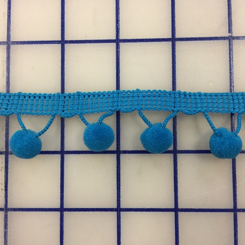 Non-Metallic Trim - 1/2-inch Ball Trim Turquoise