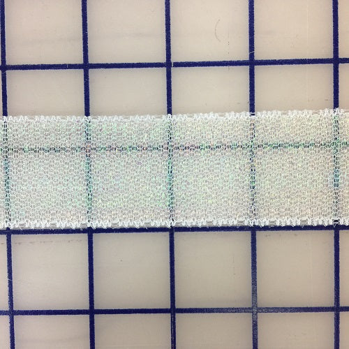 Non-Metallic Trim - 1.25-inch Iridescent White