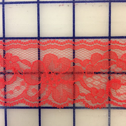 Lace Trim - 1.75-inch Red Lace