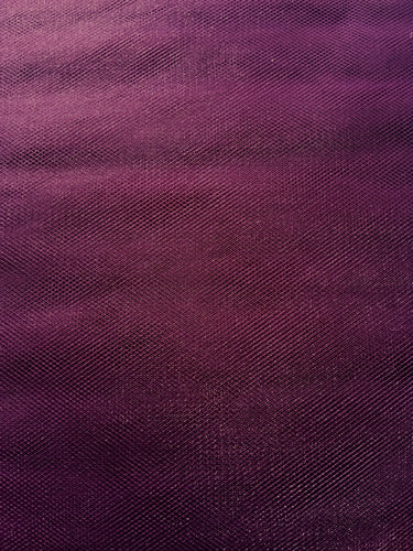Glimmer Tulle - 54-inches Wide Eggplant