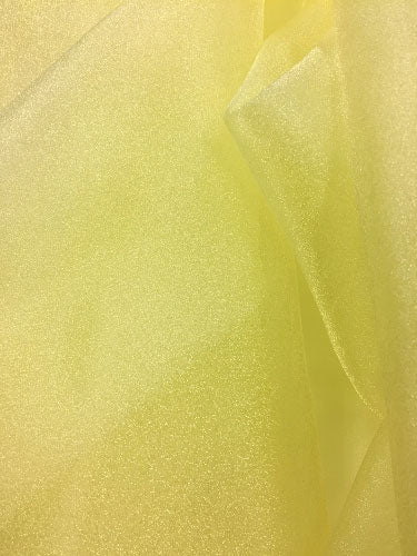 Sparkle Organza - 45-inches Wide Maize