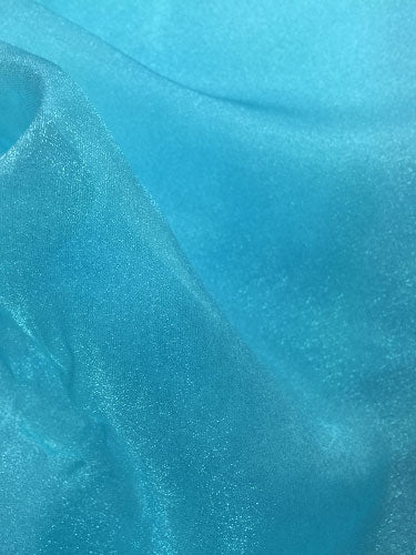 Sparkle Organza - 45-inches Wide Peacock