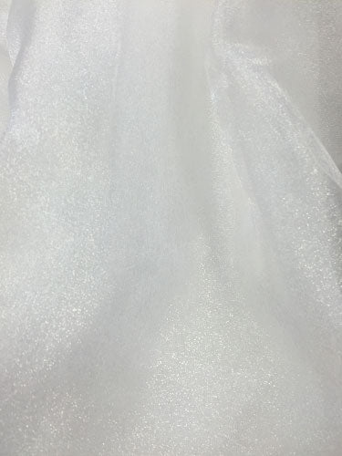 Sparkle Organza - 45-inches Wide White