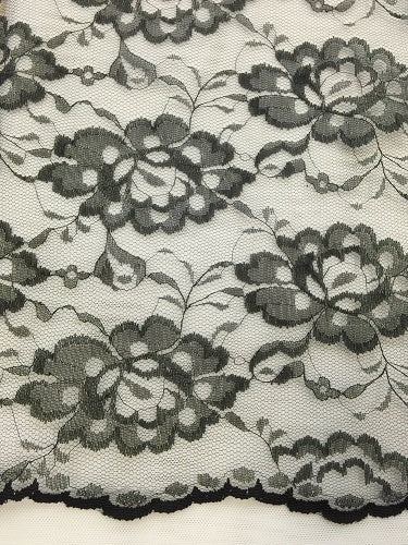 Galloon Lace - 60-inches Wide Black
