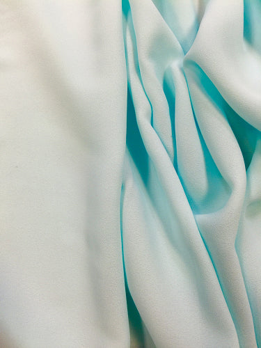 Poly Double Georgette - 60-inches Wide Aqua