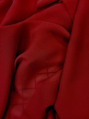 Poly Double Georgette - 60-inches Wide Red